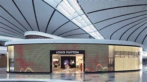 louis vuitton beijing airport store.